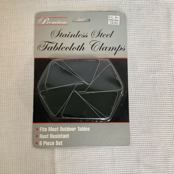 Stainless Steel Tablecloth Clamps - Picture 4 of 4